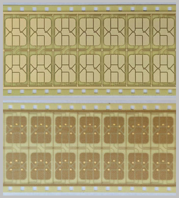 Single Interface Gold-Plated Smart Card Tape